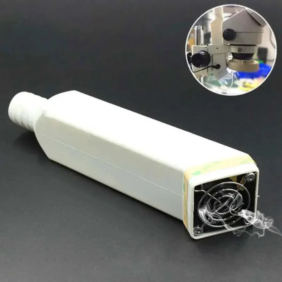 HZW Microscope Smoke Removal Fan Soldering Fume Extractor - Image 3