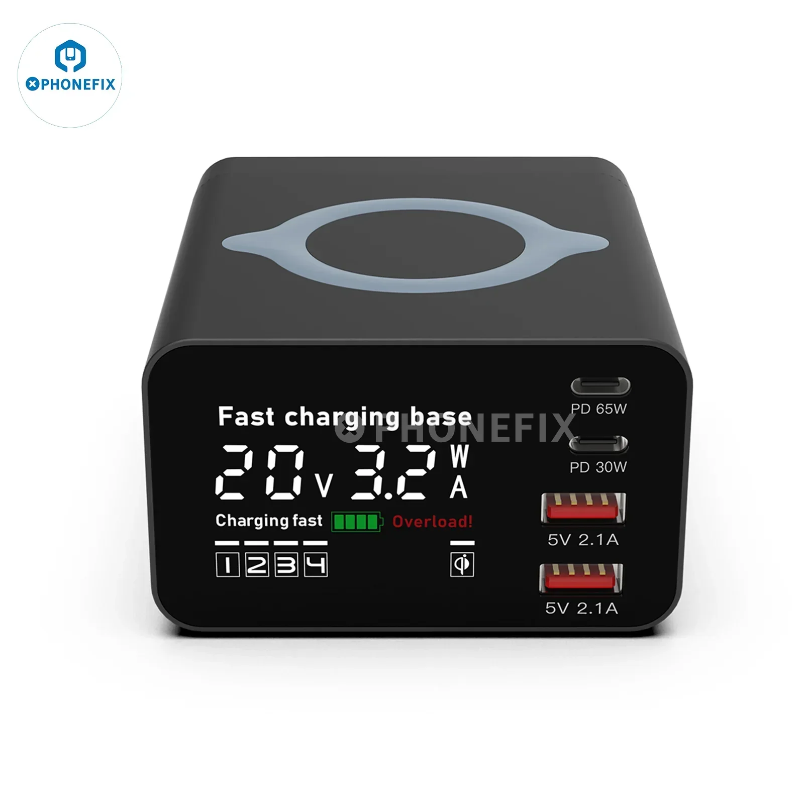 i-Desktop 110W Type-C USB Charger Dock With Wireless Charging - Image 7