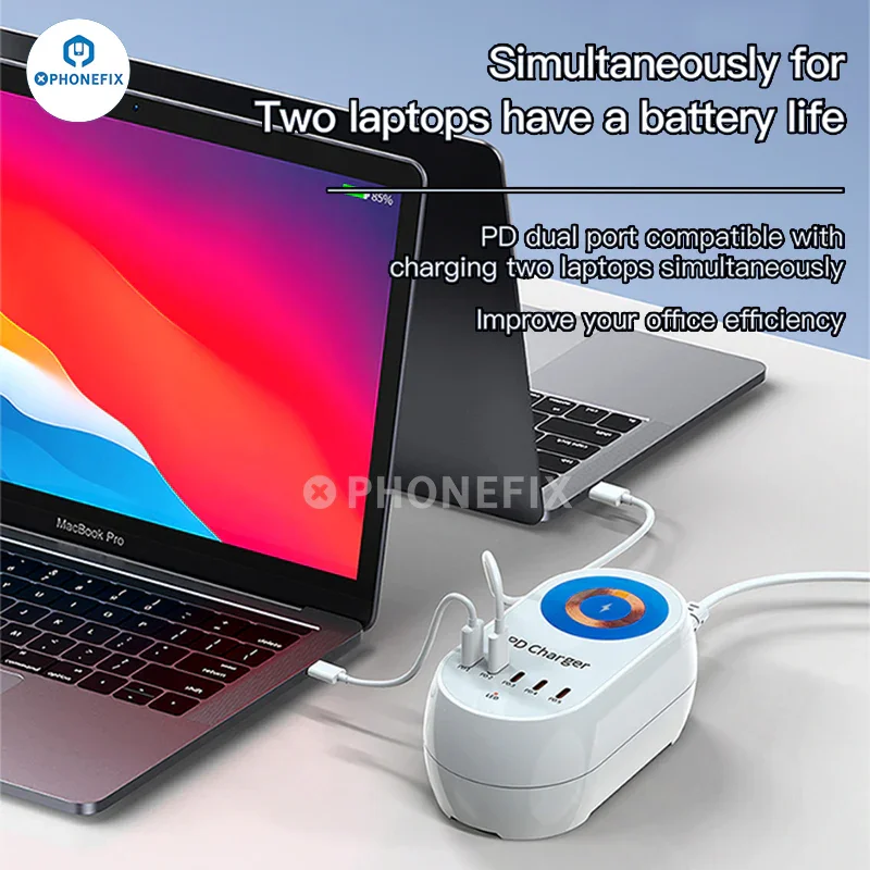 i-Travel 140W 5 Port PD GaN Digital Multi Port Wireless Fast Chargers - Image 7
