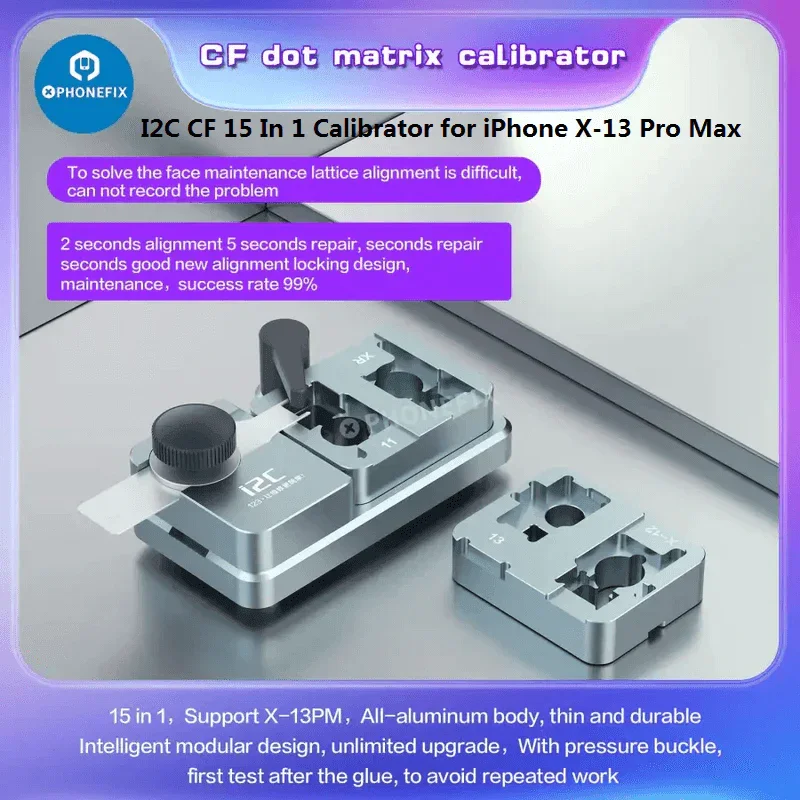 i2C 15 In 1 CF Dot Matrix Calibrator For iPhone X-14 Pro Max Face ID - Image 2