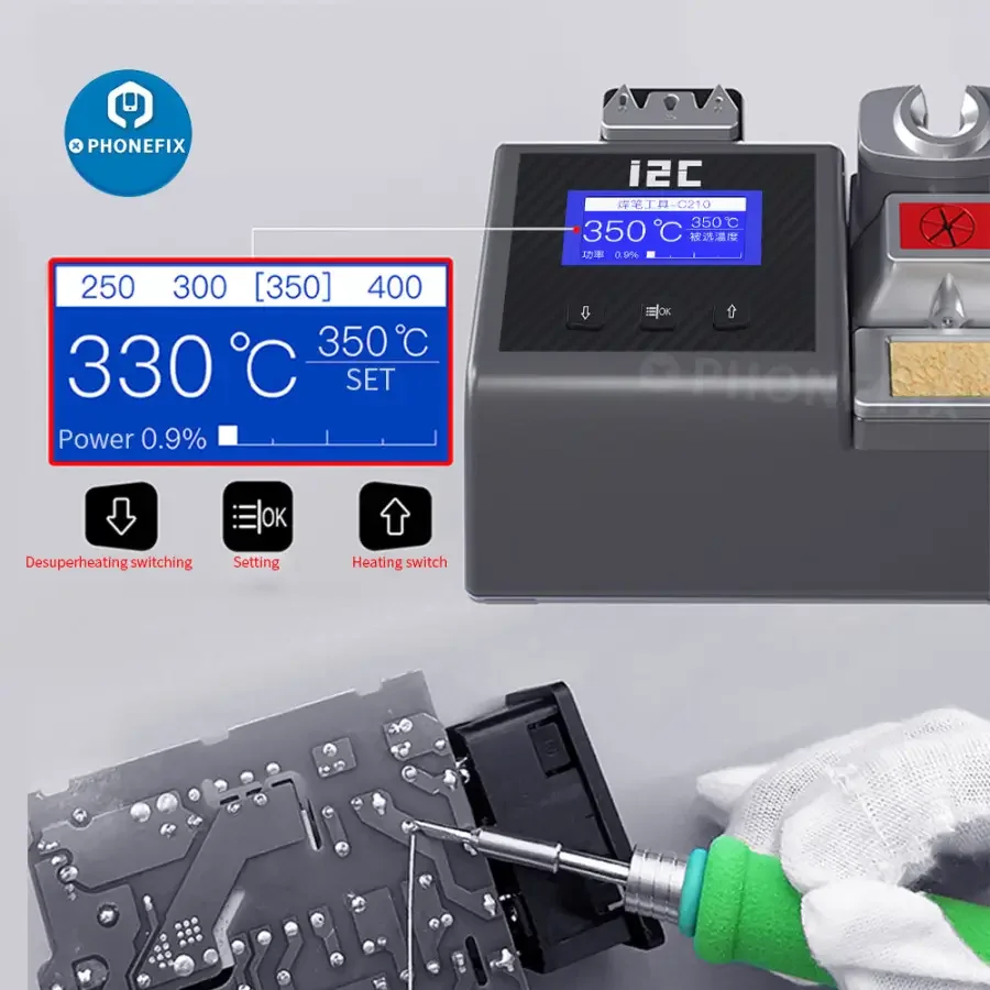 i2C 2SCNi Nano Soldering Station OEM JBC C115 C210 C245 Handle - Image 12