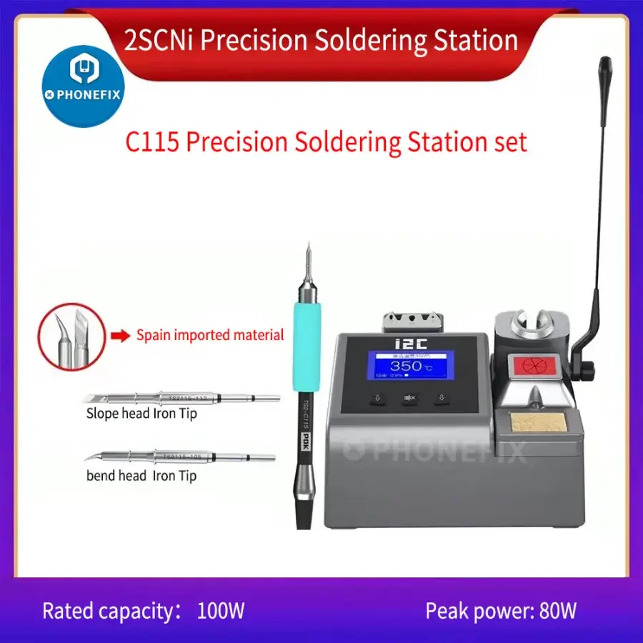 i2C 2SCNi Nano Soldering Station OEM JBC C115 C210 C245 Handle - Image 17