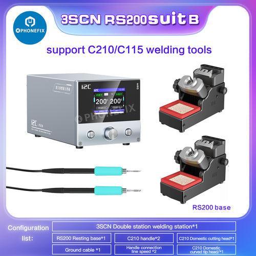 i2C 3SCN Double Soldering Station With C210/C115 double Handles - Image 9