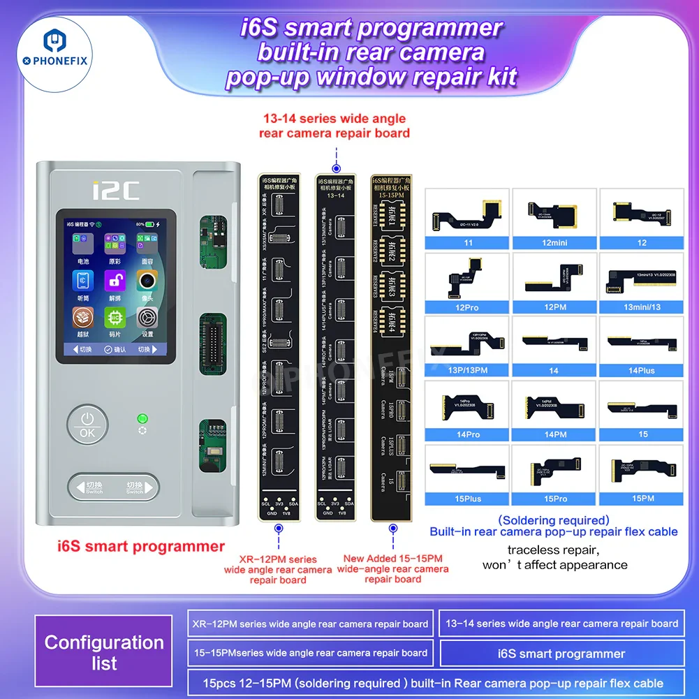 i2C A8S Rear Camera Flex Cable Removes "Unknown Part" Message - Image 23