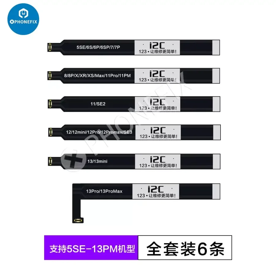 I2C Battery Test Guide Cable For iPhone 5SE-13 Pro Max - Image 12