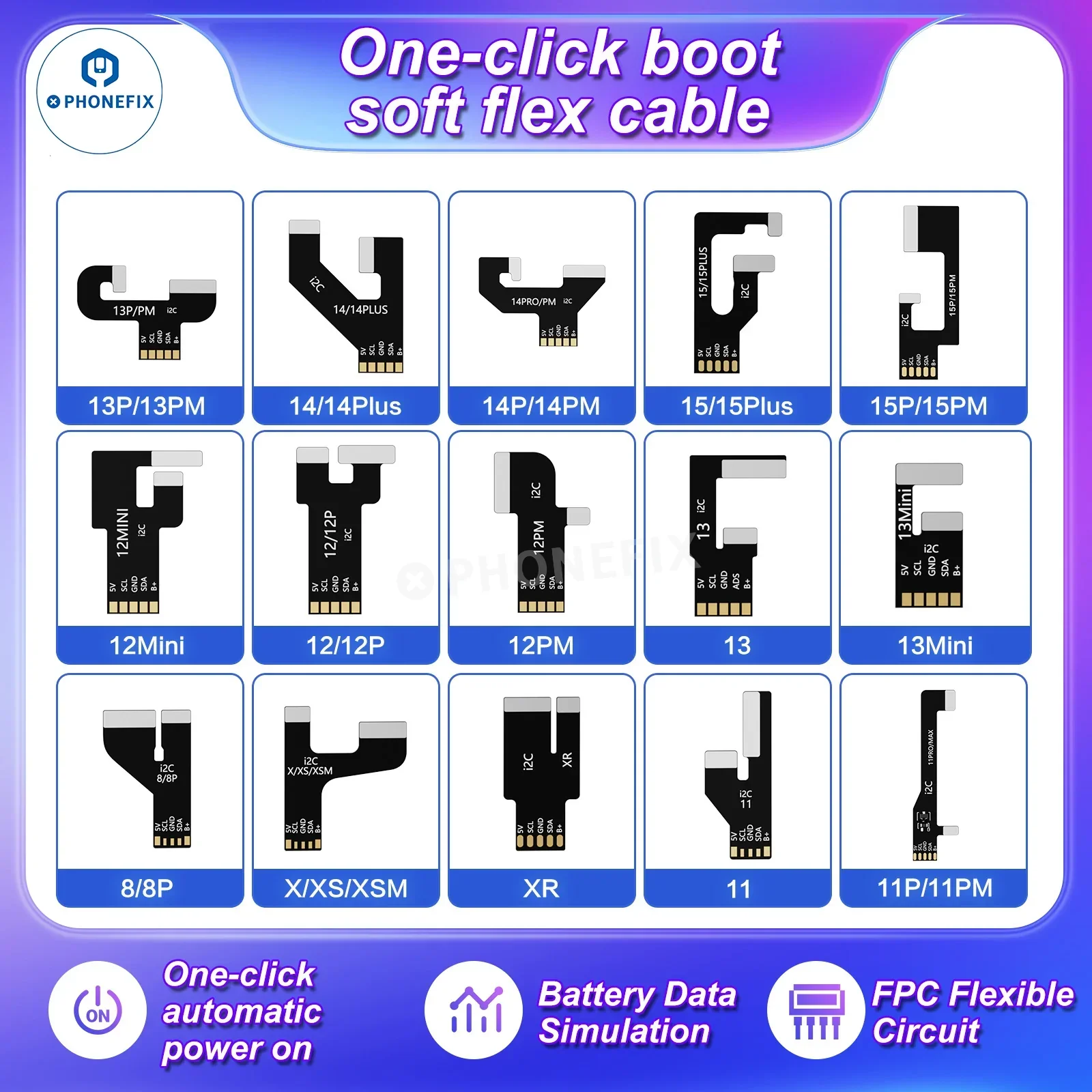 i2C Boot Box One-click Power Supply Cable For iPhone Android - Image 2