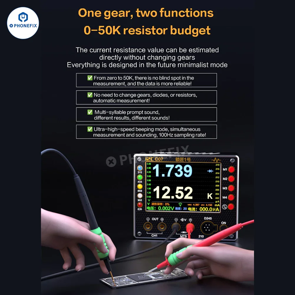 i2C C07 Locksmith No.1 Remote Control Frequency Tester Multimeter - Image 12