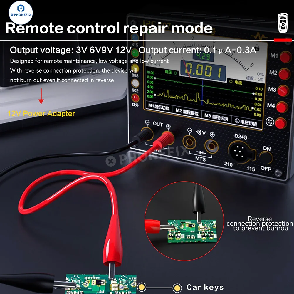 i2C C07 Locksmith No.1 Remote Control Frequency Tester Multimeter - Image 4