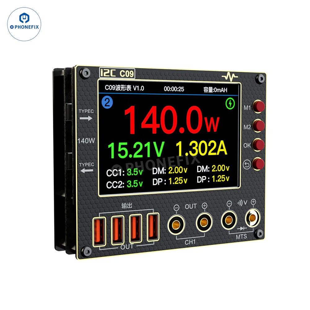 i2C C09 C10 Waveform Ammeter Voltage Measurement Charge Tester - Image 14