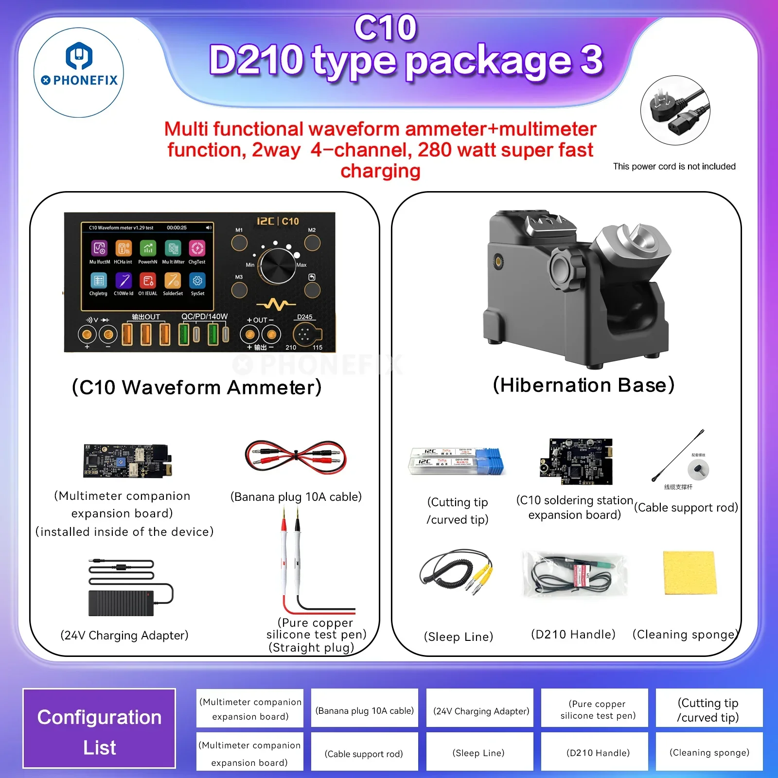 i2C C09 C10 Waveform Ammeter Voltage Measurement Charge Tester - Image 26