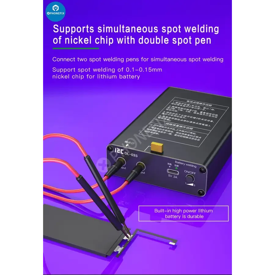 I2C DL-03S Mini Spot Welder Machine For Battery Short Circuit Repair - Image 15