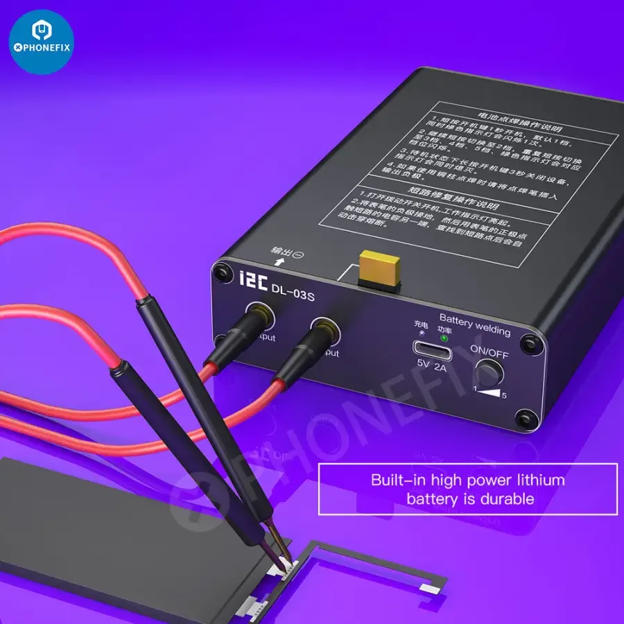 I2C DL-03S Mini Spot Welder Machine For Battery Short Circuit Repair - Image 2