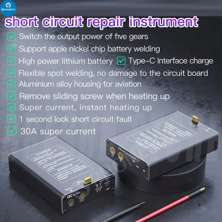 I2C DL-03S Mini Spot Welder Machine For Battery Short Circuit Repair - Image 4