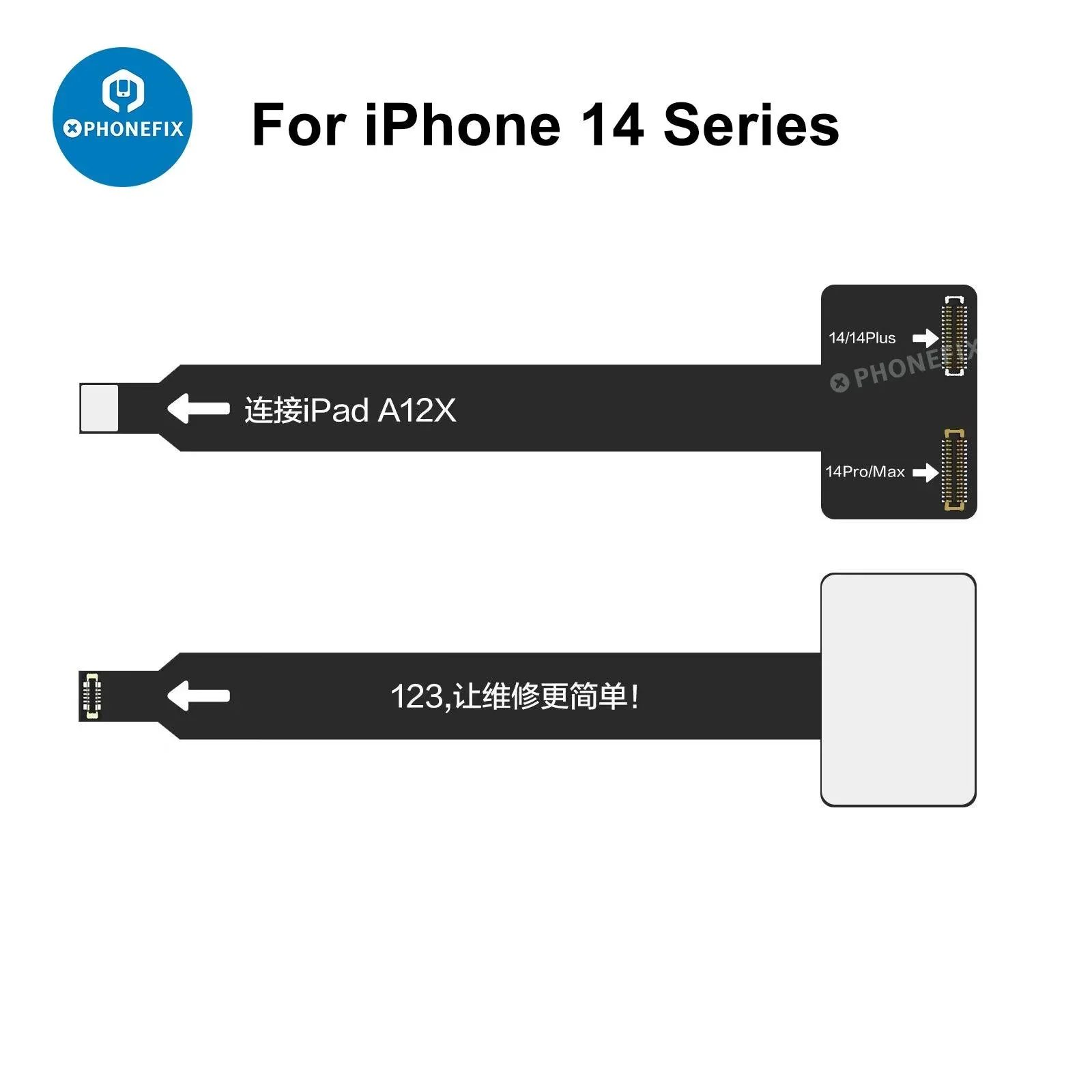 i2C Dot Matrix Extension Test Cable For iPhone 12-14 Pro Max - Image 7