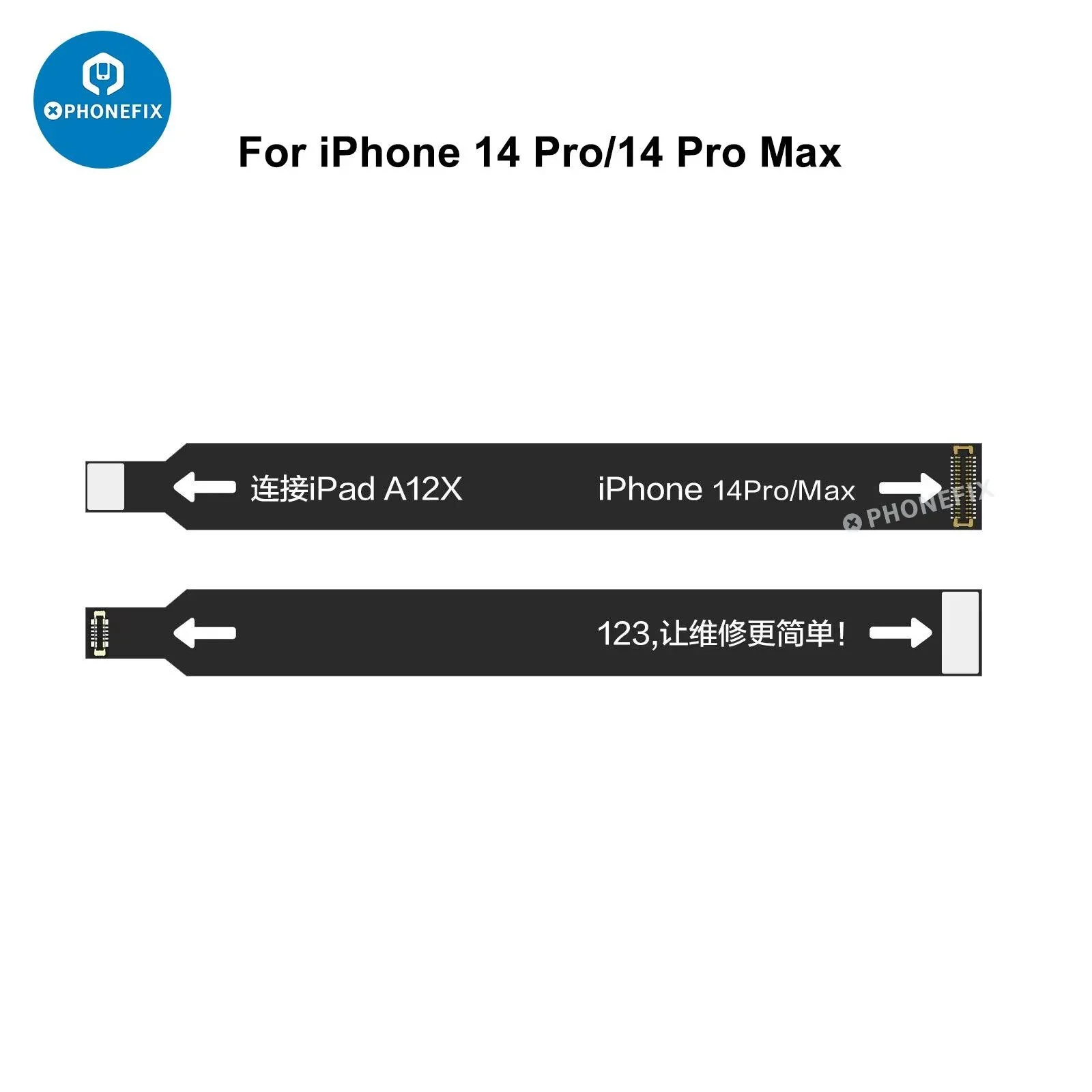 i2C Dot Matrix Extension Test Cable For iPhone 12-14 Pro Max - Image 8