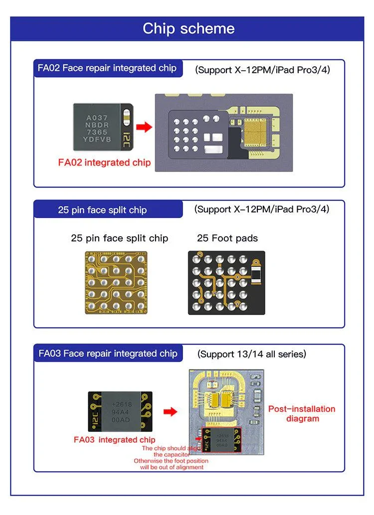 i2C Dot Matrix Face ID Repair Instrument For iPhone X-15 Pro Max - Image 11