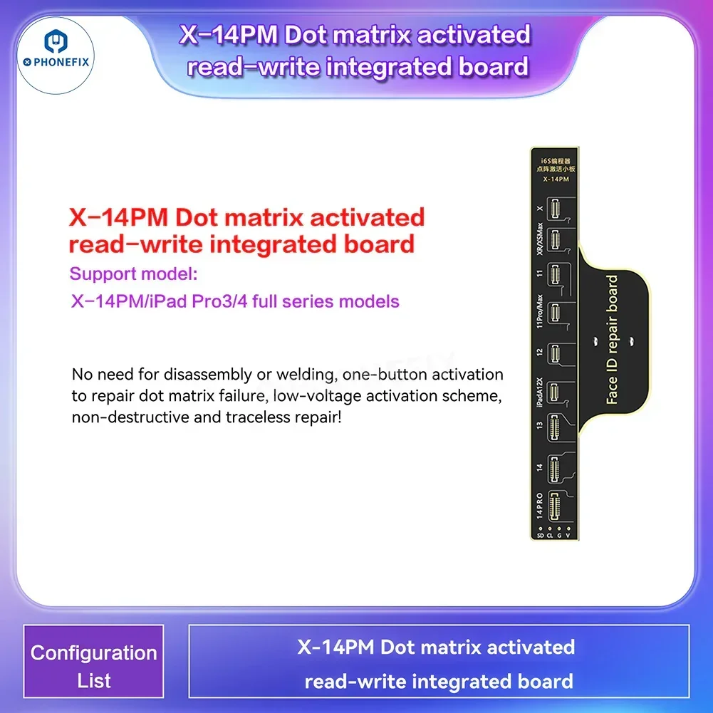 I2C A8S Face ID Dot Matrix Flex Cable For iPhone X-13 Pro Max - Image 9