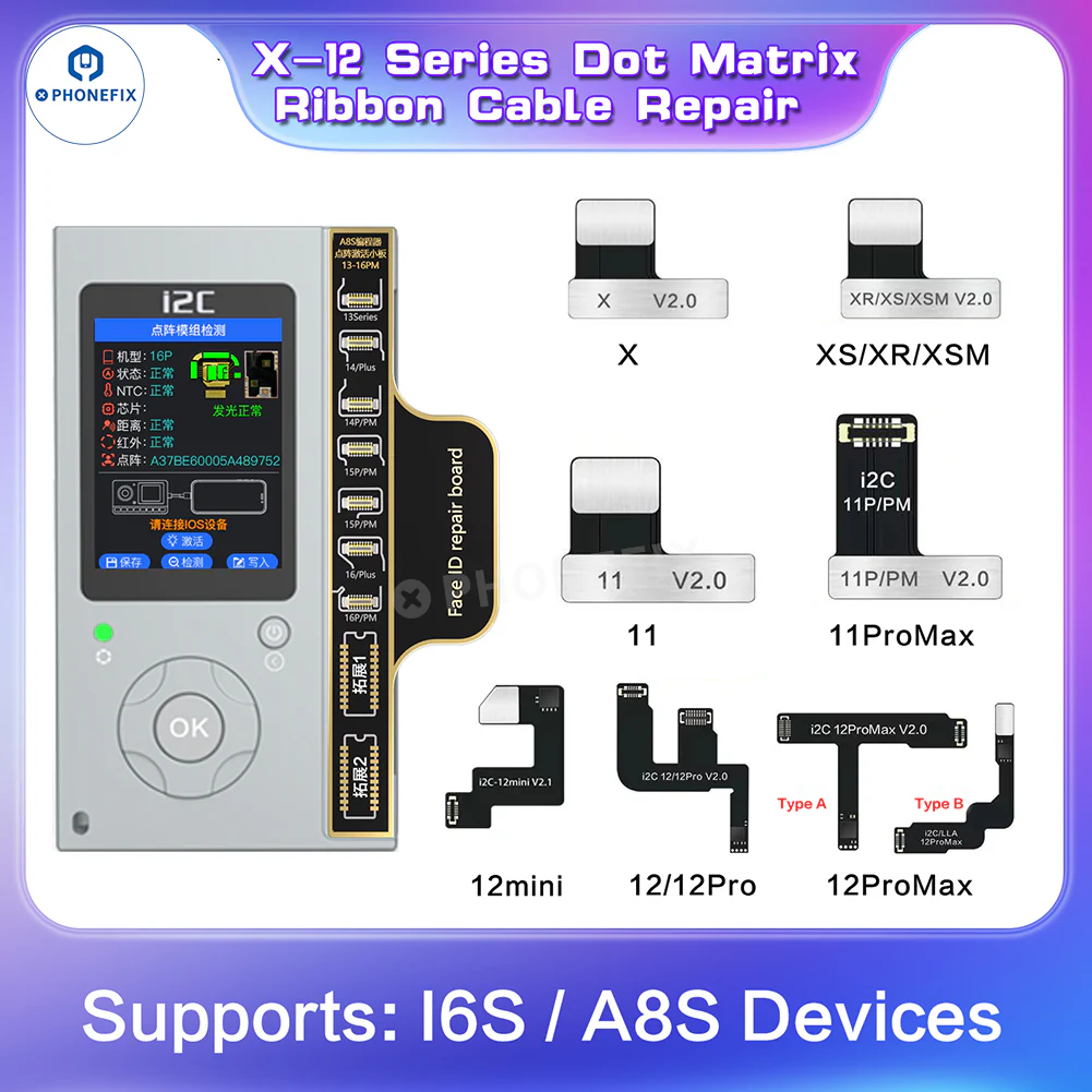 i2C Dot Matrix Repair Cable Fix iPhone Face ID Without Soldering - Image 32