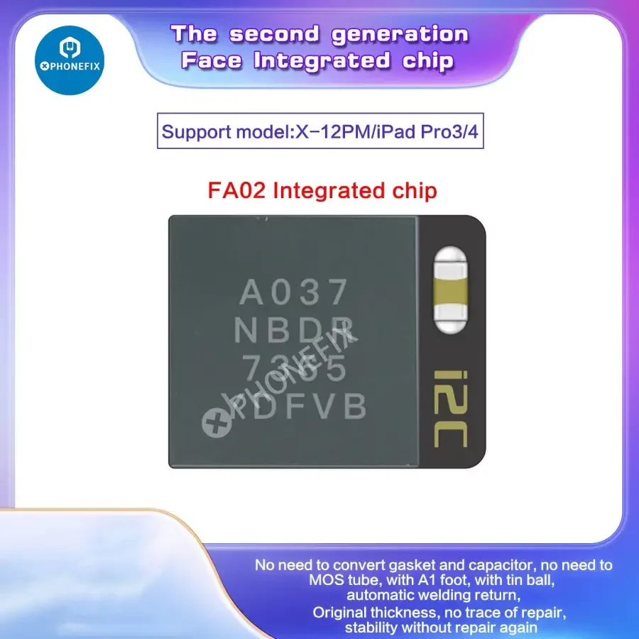i2C FA02 FA05 Face ID Repair Integrated Chip For iPhone X-15 Pro Max - Image 10