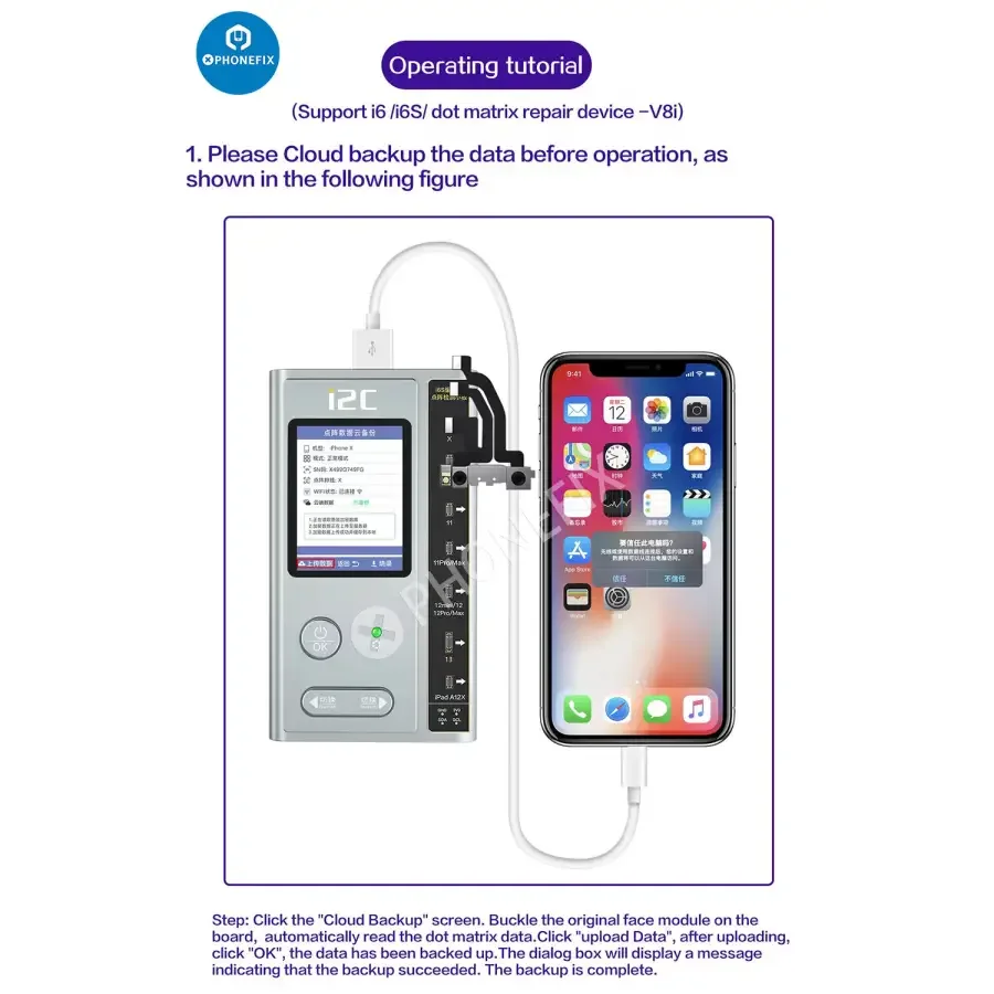 i2C FA02 FA05 Face ID Repair Integrated Chip For iPhone X-15 Pro Max - Image 12