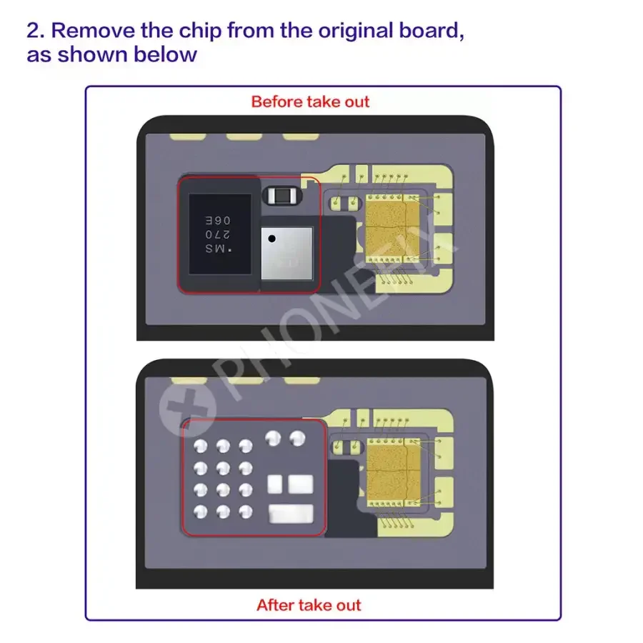 i2C FA02 FA05 Face ID Repair Integrated Chip For iPhone X-15 Pro Max - Image 13