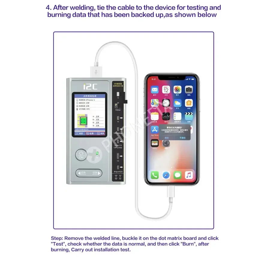 i2C FA02 FA05 Face ID Repair Integrated Chip For iPhone X-15 Pro Max - Image 15