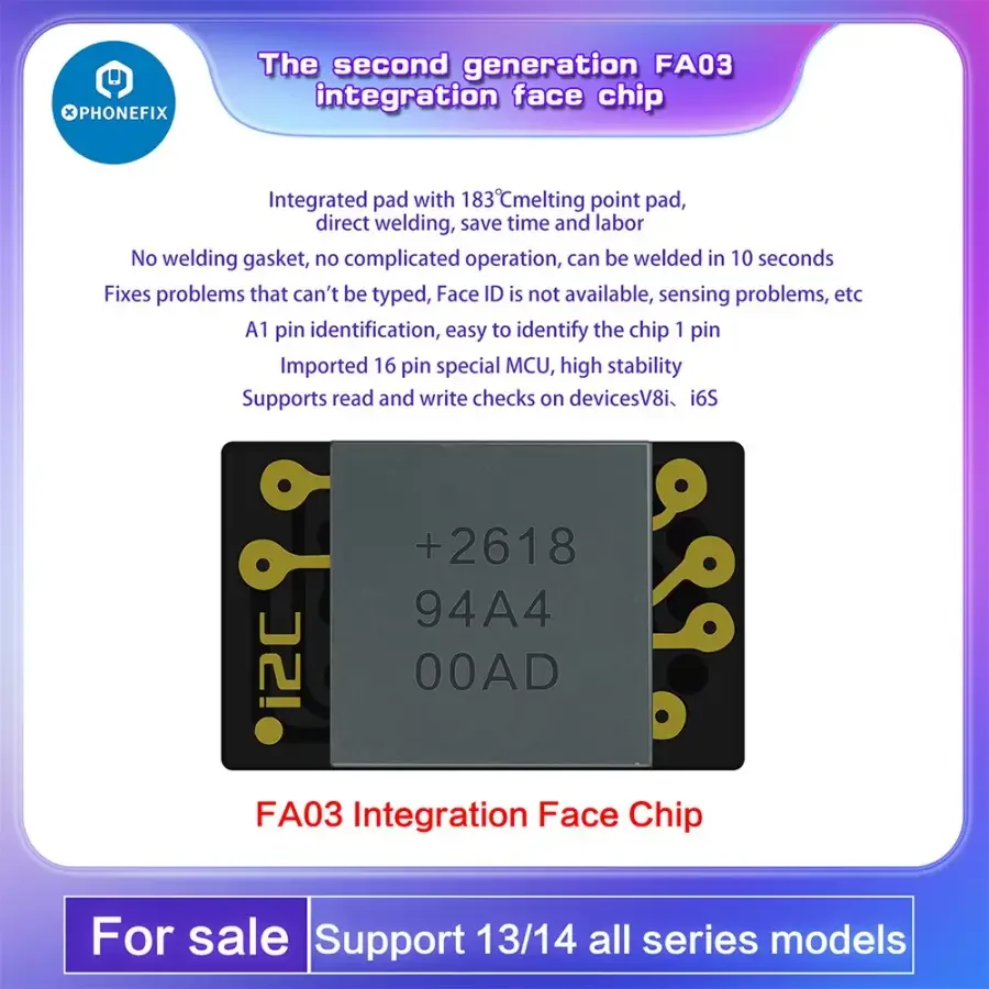 i2C FA02 FA05 Face ID Repair Integrated Chip For iPhone X-15 Pro Max - Image 6