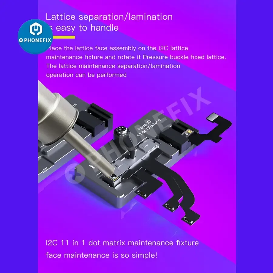 i2C Face ID Dot Matrix Bracket Front Camera Repair Tool For X-12Pro Max - Image 3