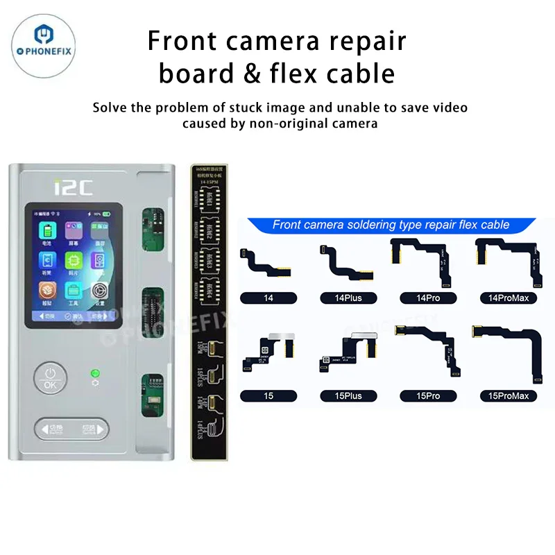 i2C Front Camera Repair FPC Cable For iPhone 14-15 Pro Max - Image 12