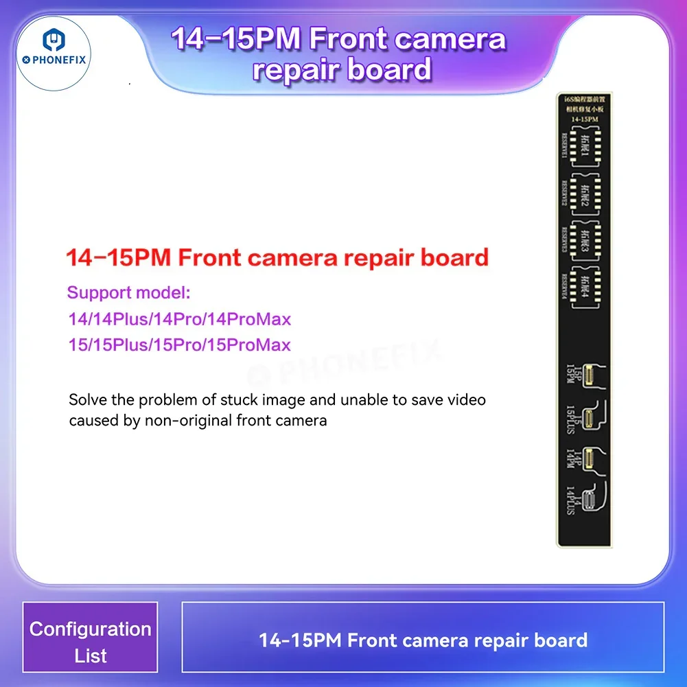 i2C Front Camera Repair FPC Cable For iPhone 14-15 Pro Max - Image 3