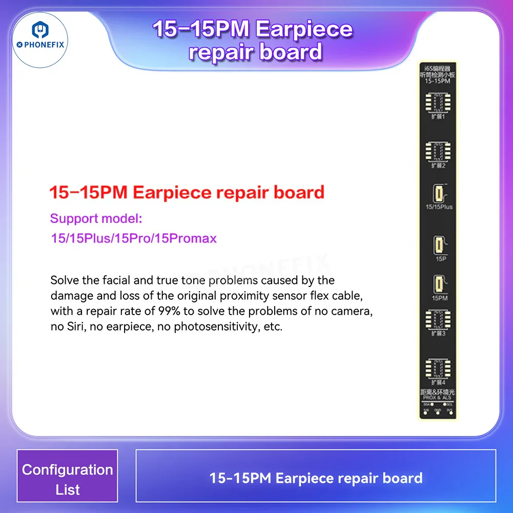 i2C i6S A8S Programmer For iPhone Screen True Tone Face ID Repair - Image 19