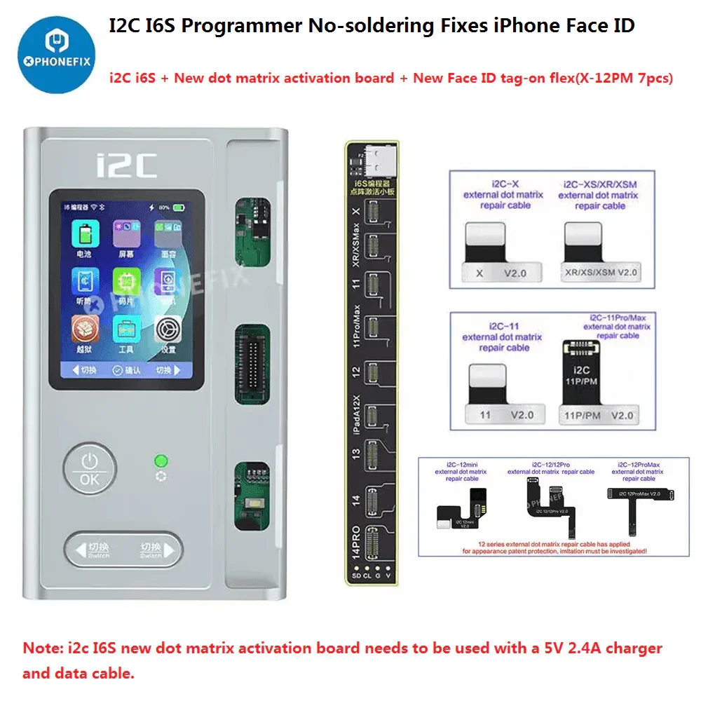 i2C i6S A8S Programmer For iPhone Screen True Tone Face ID Repair - Image 4