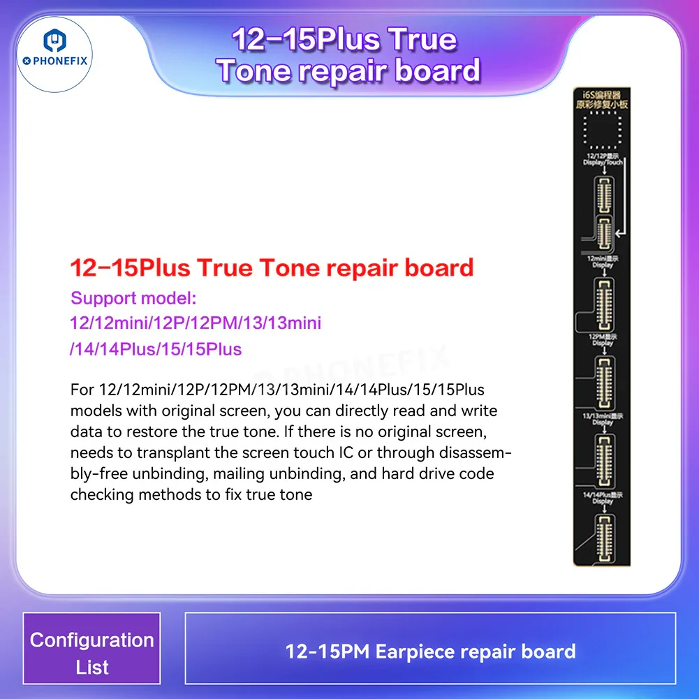 i2C i6S A8S Programmer For iPhone Screen True Tone Face ID Repair - Image 8