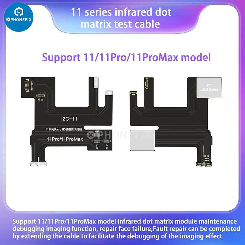 I2C Infrared Dot Matrix Test Cable For iPhone X-13 Pro Max - Image 7