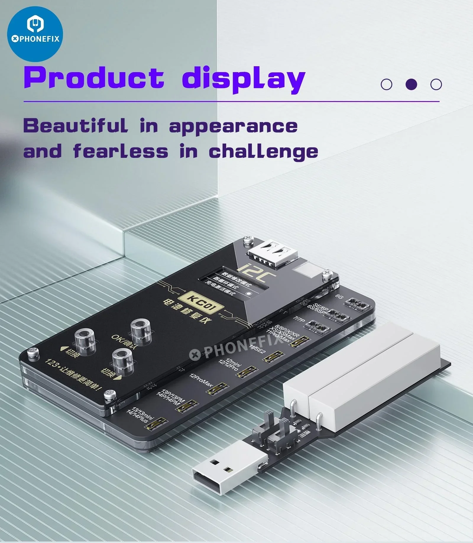 i2C KC01 Battery Repair Instrument For iPhone 6-14 Pro Max - Image 19