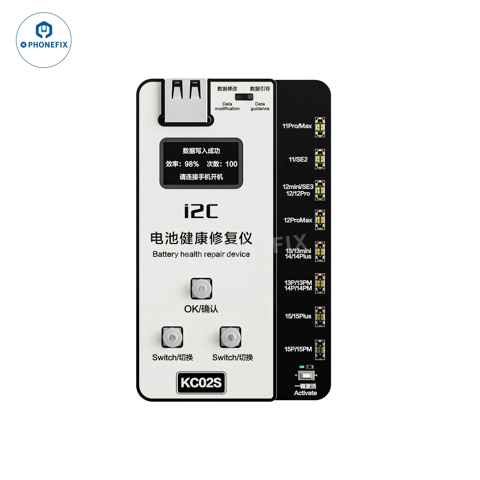 i2C KC02S iPhone 11-15 Battery Health Repair Tester W09 Pro V3 - Image 5