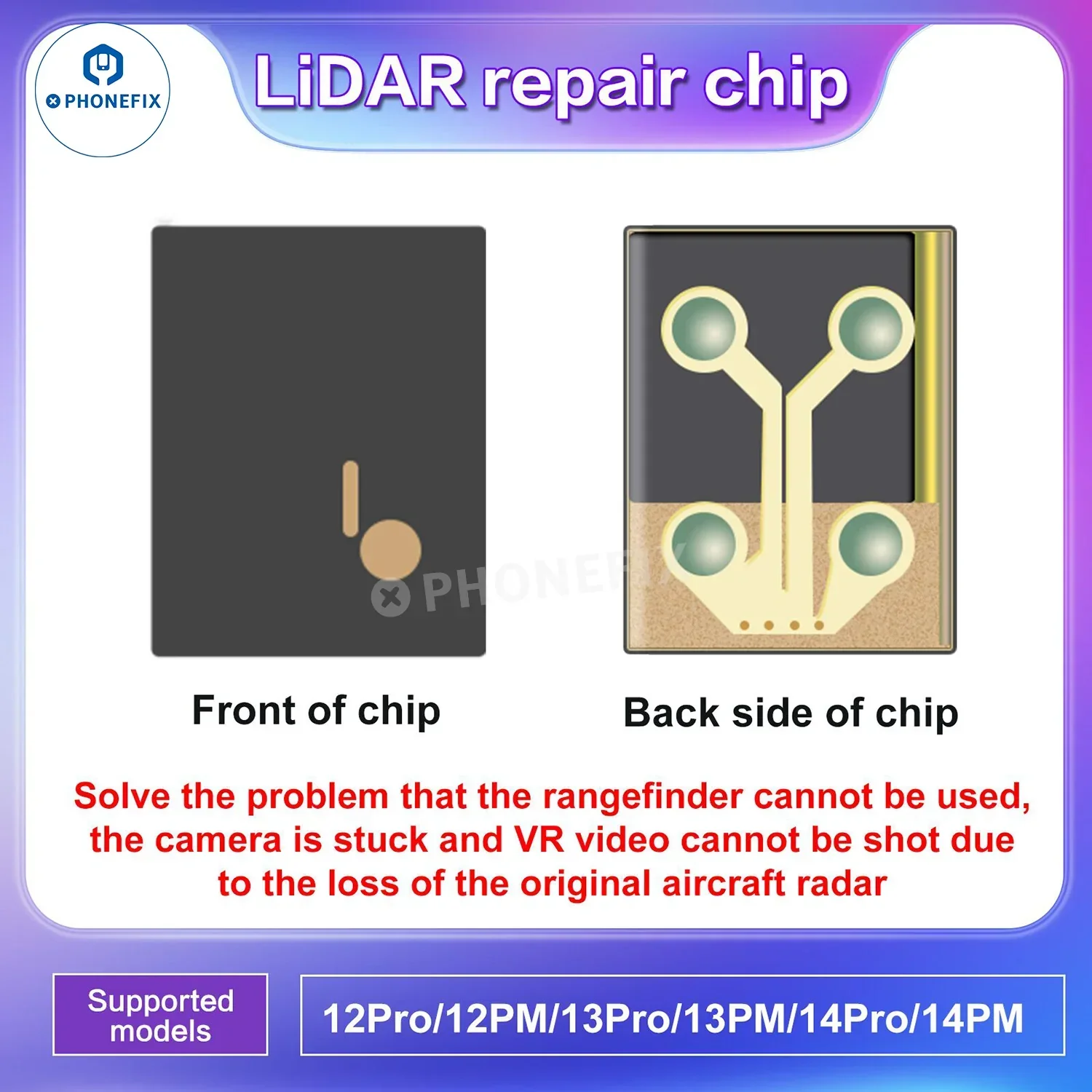 i2C Laser LiDAR Repair FPC Cable Chip For iPhone 12-14 Pro Max - Image 11