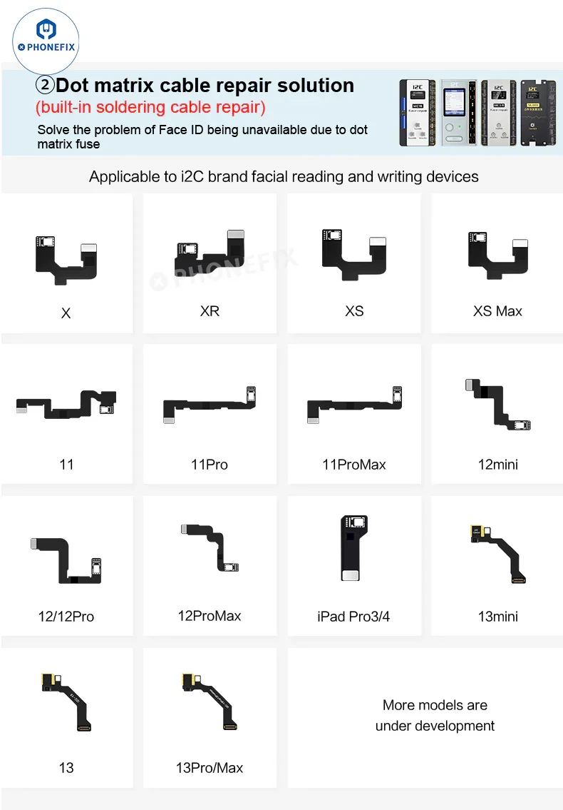 i2C MC15 Dot Matrix Repair Instrument for iPhone X-15PM Face ID - Image 7