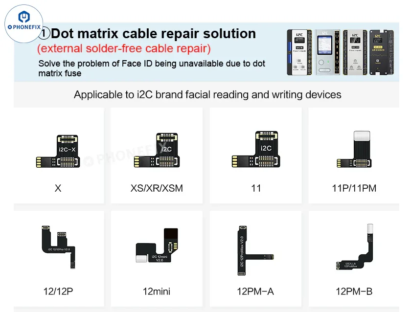 i2C MC15 Dot Matrix Repair Instrument for iPhone X-15PM Face ID - Image 8