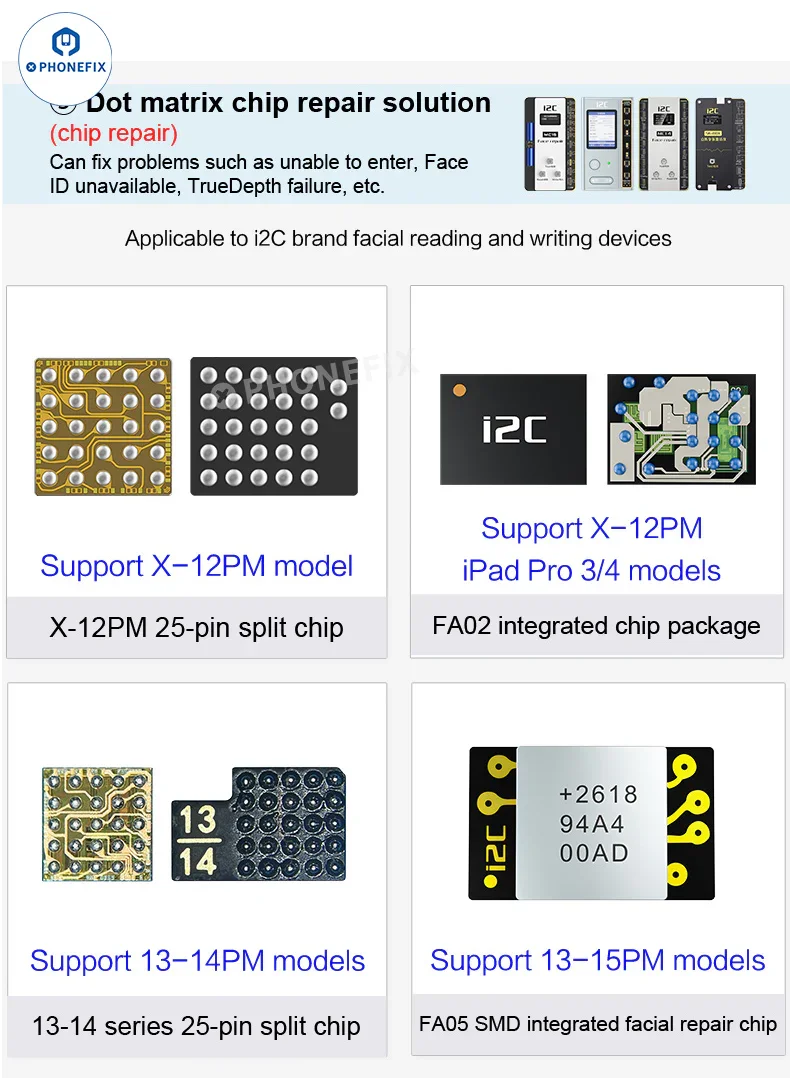 i2C MC15 Dot Matrix Repair Instrument for iPhone X-15PM Face ID - Image 9