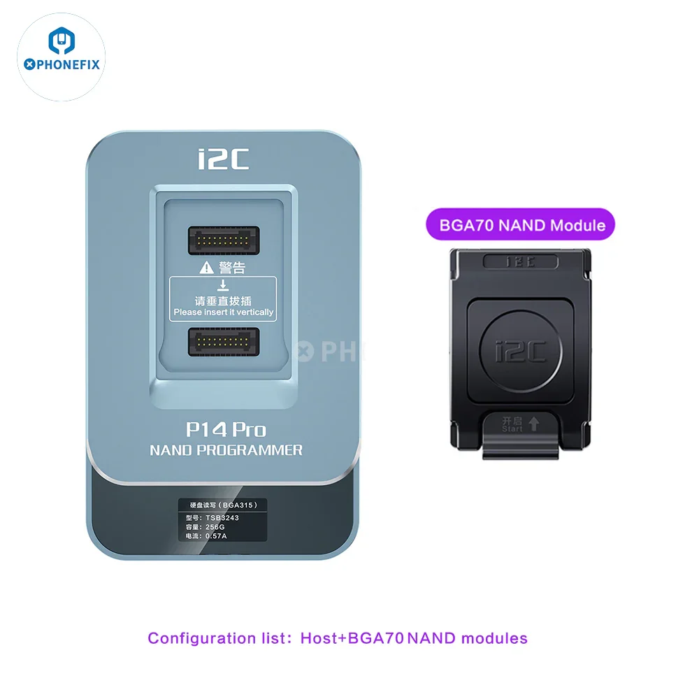 I2C P14 Pro BGA110 BGA70 Nand Programmer For iPhone 6S-15 Pro Max - Image 10