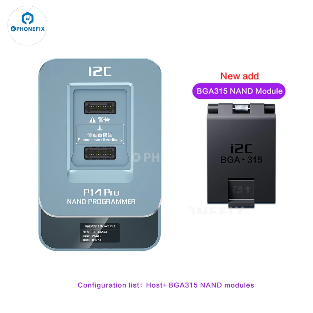 I2C P14 Pro BGA110 BGA70 Nand Programmer For iPhone 6S-15 Pro Max - Image 11