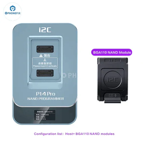 I2C P14 Pro BGA110 BGA70 Nand Programmer For iPhone 6S-15 Pro Max - Image 12