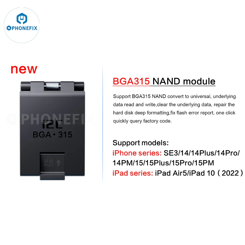 I2C P14 Pro BGA110 BGA70 Nand Programmer For iPhone 6S-15 Pro Max - Image 4