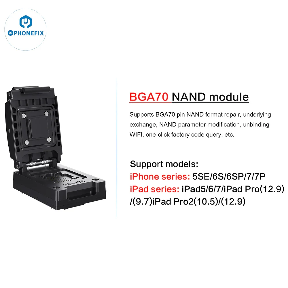 I2C P14 Pro BGA110 BGA70 Nand Programmer For iPhone 6S-15 Pro Max - Image 6