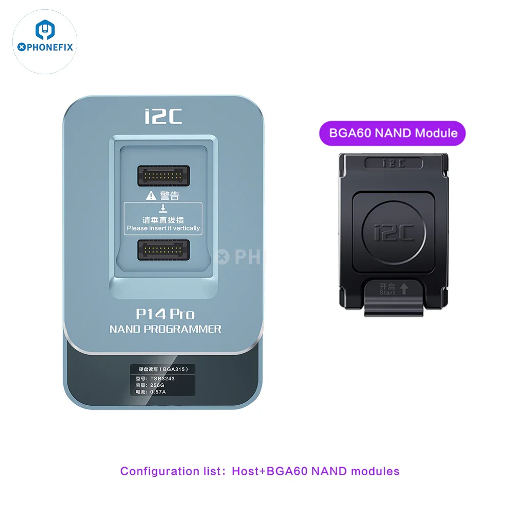 I2C P14 Pro BGA110 BGA70 Nand Programmer For iPhone 6S-15 Pro Max - Image 9