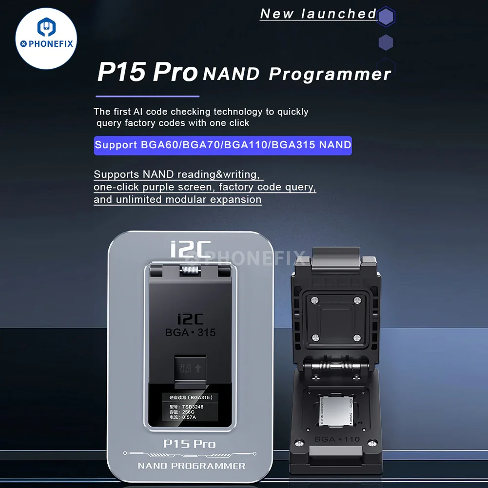 i2C P15 Pro Nand Programmer For iPhone 6-15 iPad BGA110 BGA315 - Image 3