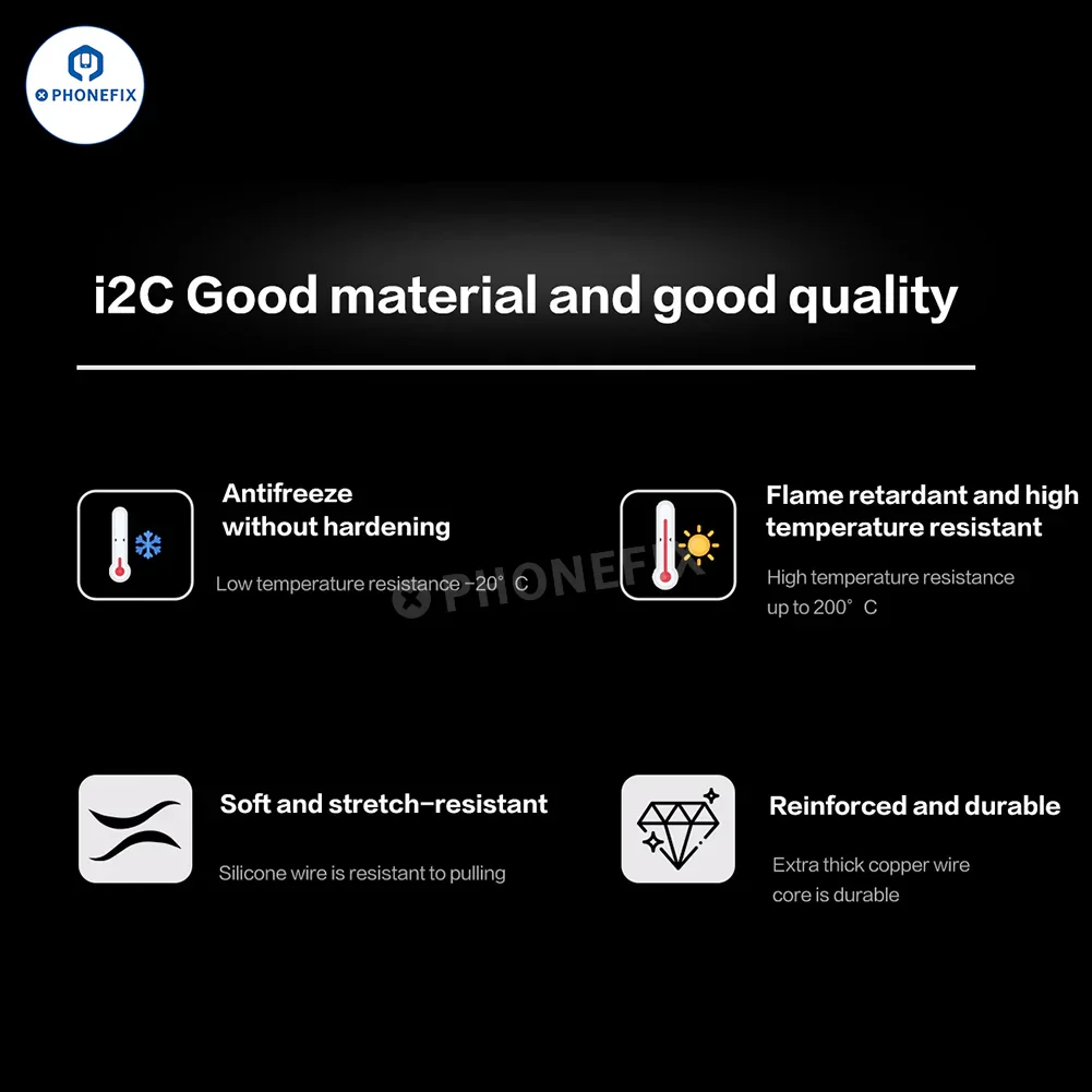 i2C Pure Copper Silicone Test Pen Multimeter Gold-Plated Probe Tip - Image 4