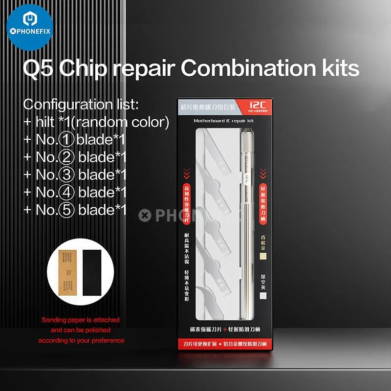i2C Q5 Blade Kits Motherboard CPU Chip Pry Scraper Knife