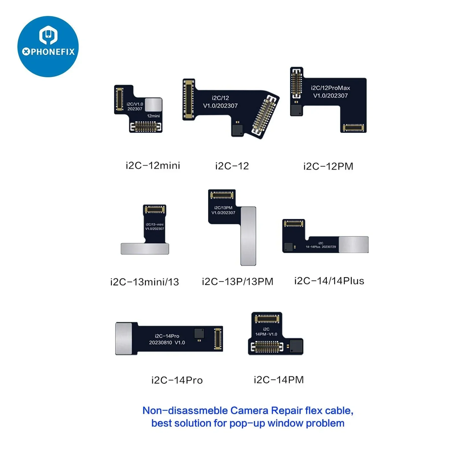 i2C Rear Camera Tag-on Repair Flex Cable For iPhone 11-15 Pro Max - Image 3